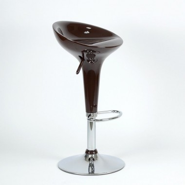 Барный стул Barneo N-100 Bomba темно-коричневый глянец